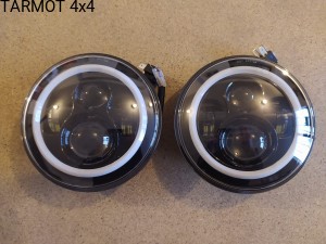 Reflektor lampa LED 7 Cali UAZ, Lada kpl. 2 szt
