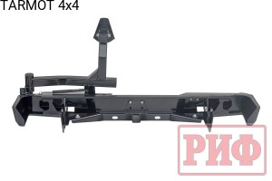 Zderzak tylny z mocowanie koła zapasowego Toyota Land Cruiser 78 2007+ [RIF]