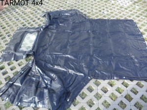 UAZ 469B plandeka CZARNA oryginał gruba (Tarp for UAZ 469B - color black)