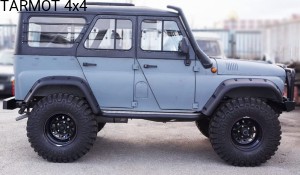 UAZ 469B/ HUNTER nadkola zewnętrzne LAPTER pod maksymalne wycięcie do 35 cali (UAZ HUNTER wheel arches from LAPTER for max cut - 35 inch tyres)