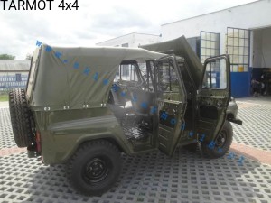 UAZ 469B plandeka ZIELONA oryginał gruba (Tarp for UAZ 469B - color green)
