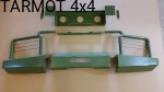 Łada Niva zderzak offroad 3-częściowy z bullbar pomalowany proszkowo na dowolny kolor (Łada Niva offroad bumper powder paint in any color - 3 elements)